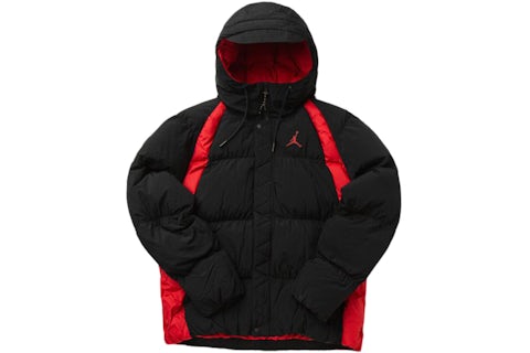 Air Jordan Essentials Puffer Jacket Black/Red Men's GB