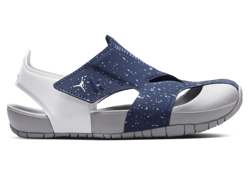 Pre-owned Jordan Flare Sneakers In Midnight Navy Blue/white/cement Grey In Multi