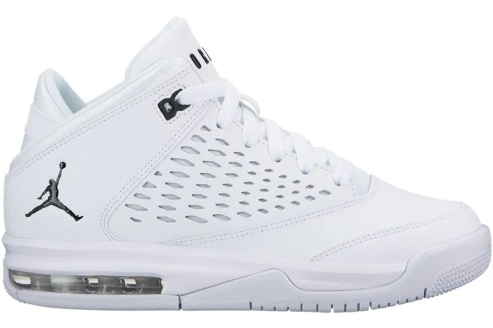 Jordan Flight Origin 4 White Black (GS) Kids' - 921201-100 - US