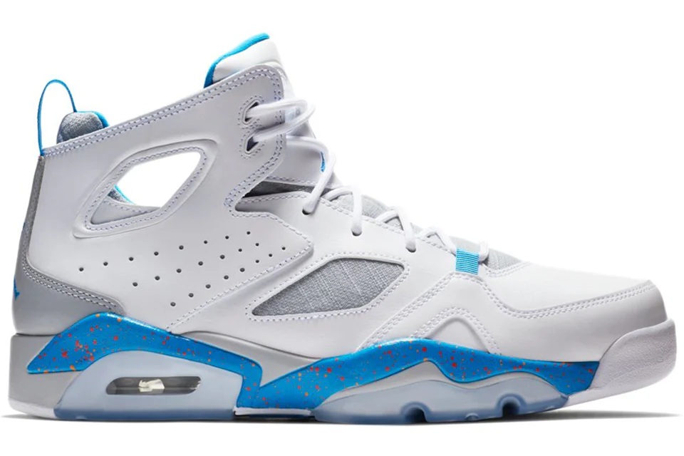 White and blue jordans deals