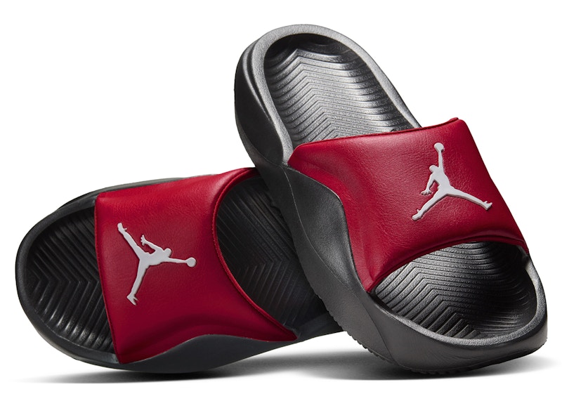 Pre-owned Jordan Franchise Slide Sneakers In Varsity Red/black/white In Multi