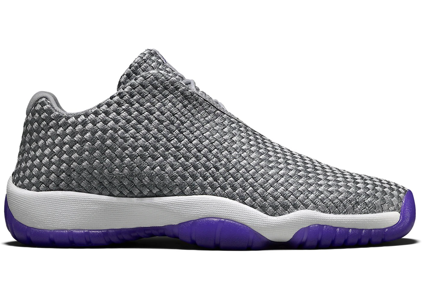 Jordan Future Low Wolf Grey Court Purple GS Kids 724814 039