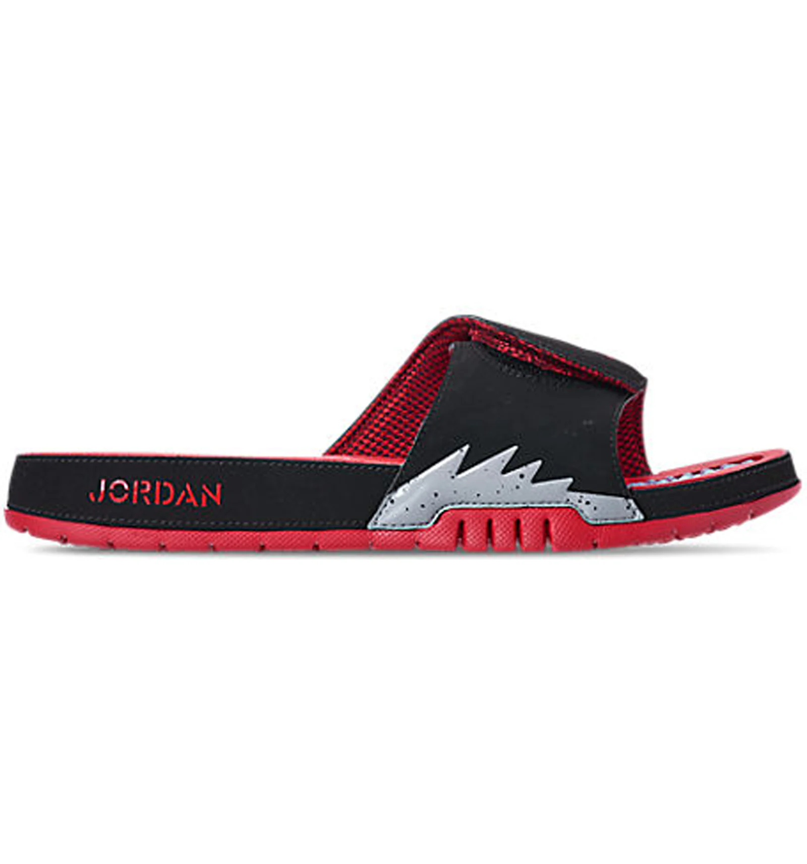 Jordan Hydro 5 Retro Black Particle Grey University Red Men s