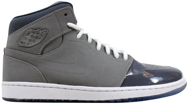 Jordan I 1 Retro 95 Gris Moyen Blanc Gris froid Homme Style 628619 003 FR