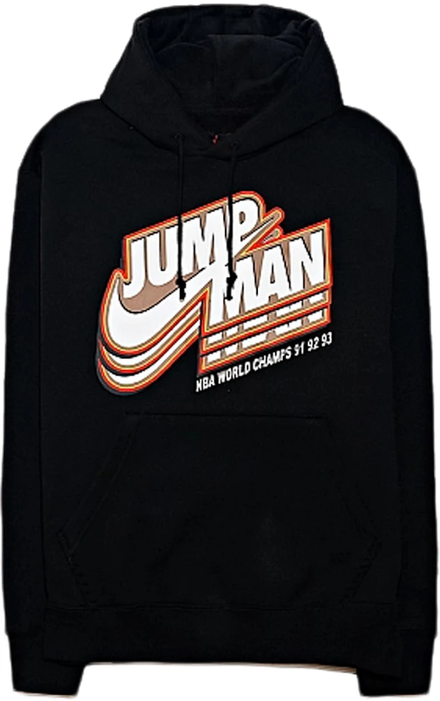 Air Jordan Jumpman Core Fleece Pullover Hoodie Black/Multi Men's - US