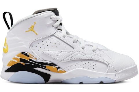 Jordan Jumpman MVP White Black Yellow Ochre (PS) DZ5578-107 US