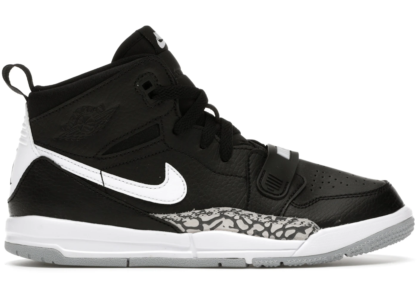 Jordan Legacy 312 Black White PS Kids AT4047 001 US