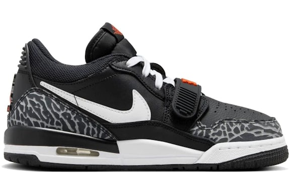 Jordan Legacy 312 Low Black White Safety Orange (GS)