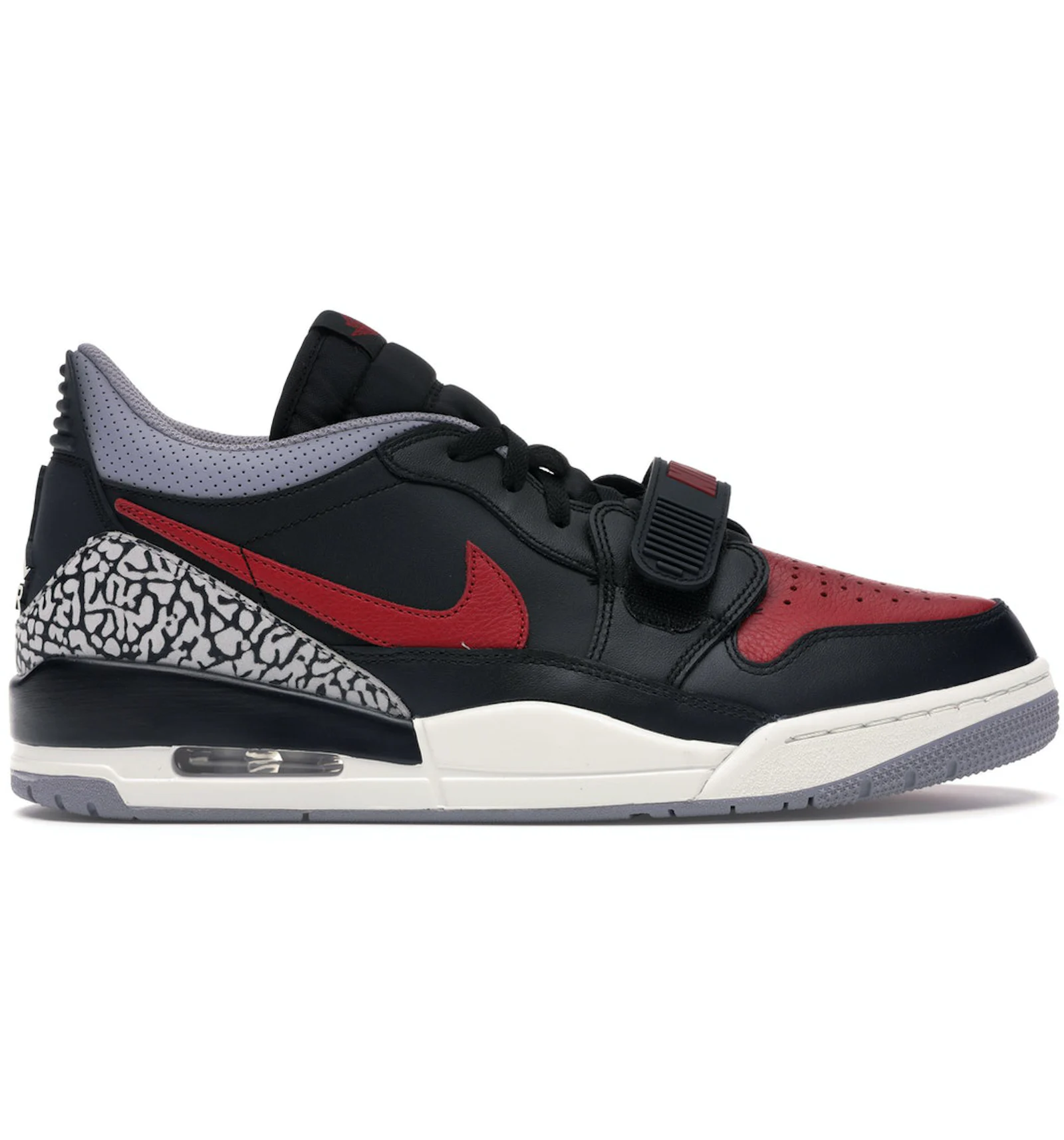 Air jordan legacy 312 low black cement hotsell