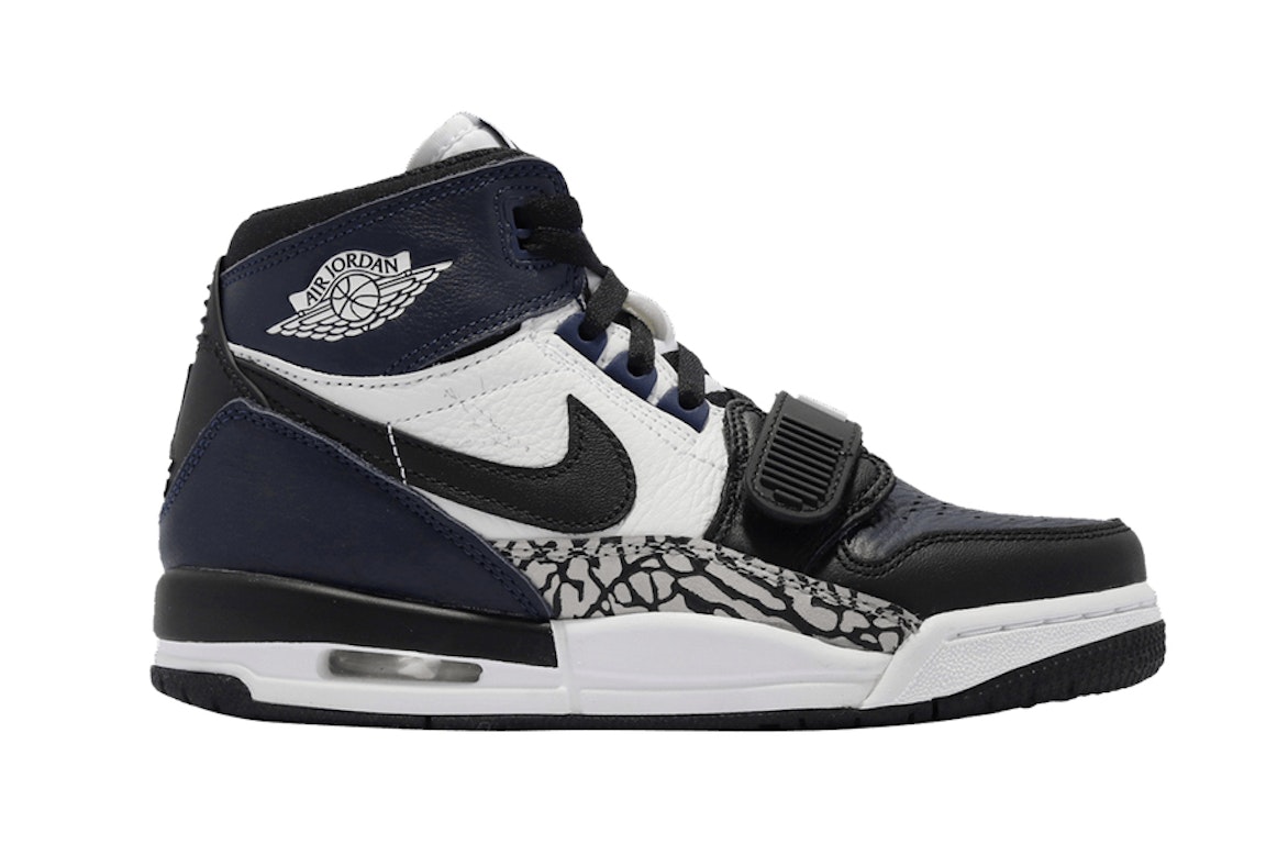Pre-owned Jordan Legacy 312 Midnight Navy (gs) In Armory Navy/black-white