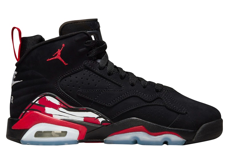 Pre-owned Jordan Mvp Bred Sneakers In Black/white/university Red