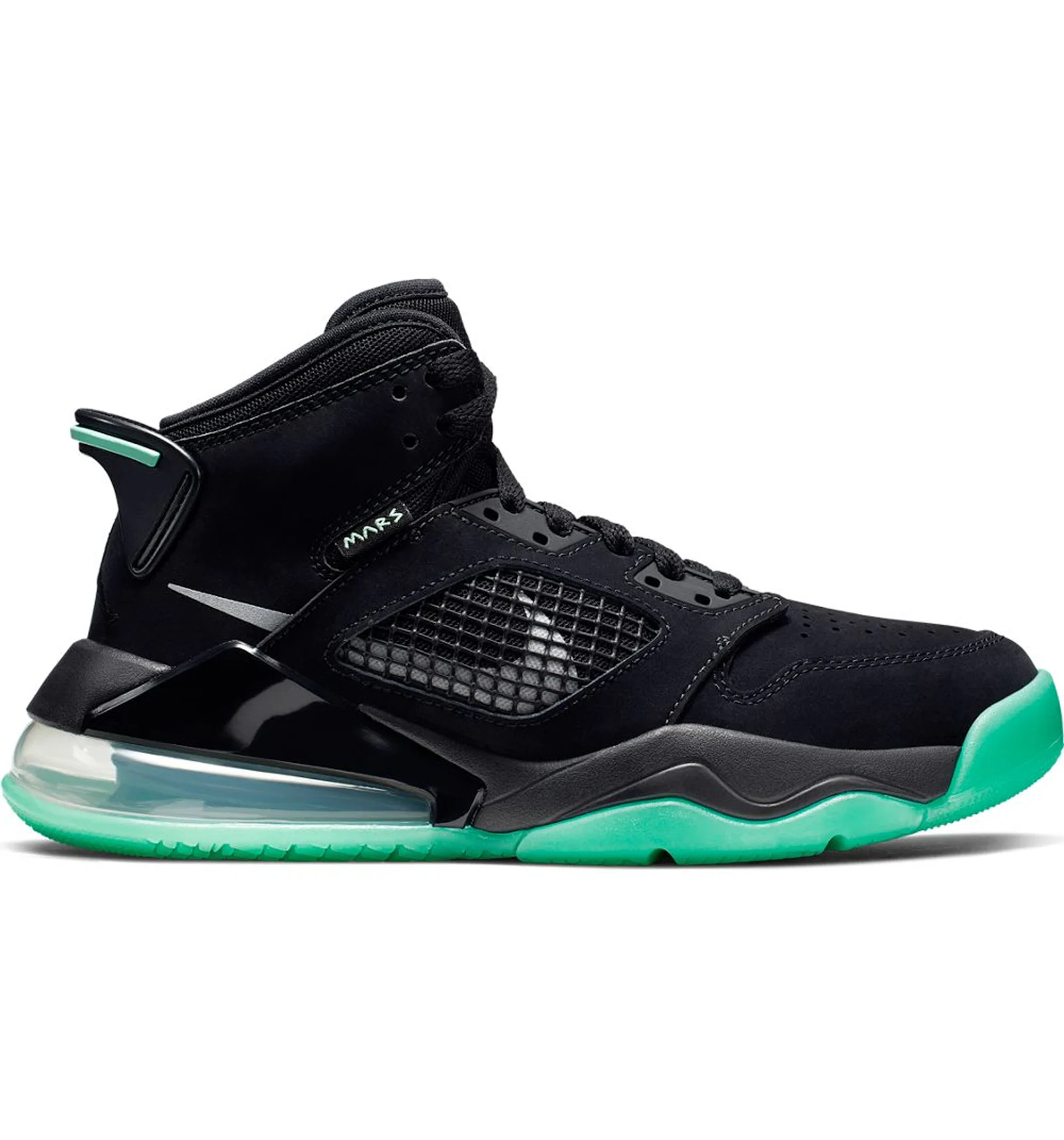 Nike jordan mars 270 sales green glow