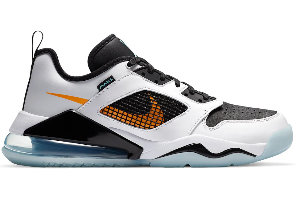 Nike jordan mars 270 top trainer in black and red