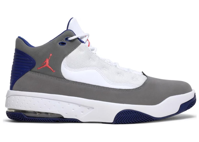 Jordan Max Aura 2 Grey Royal Blue