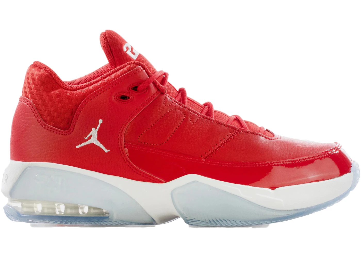 white and red jordan aura