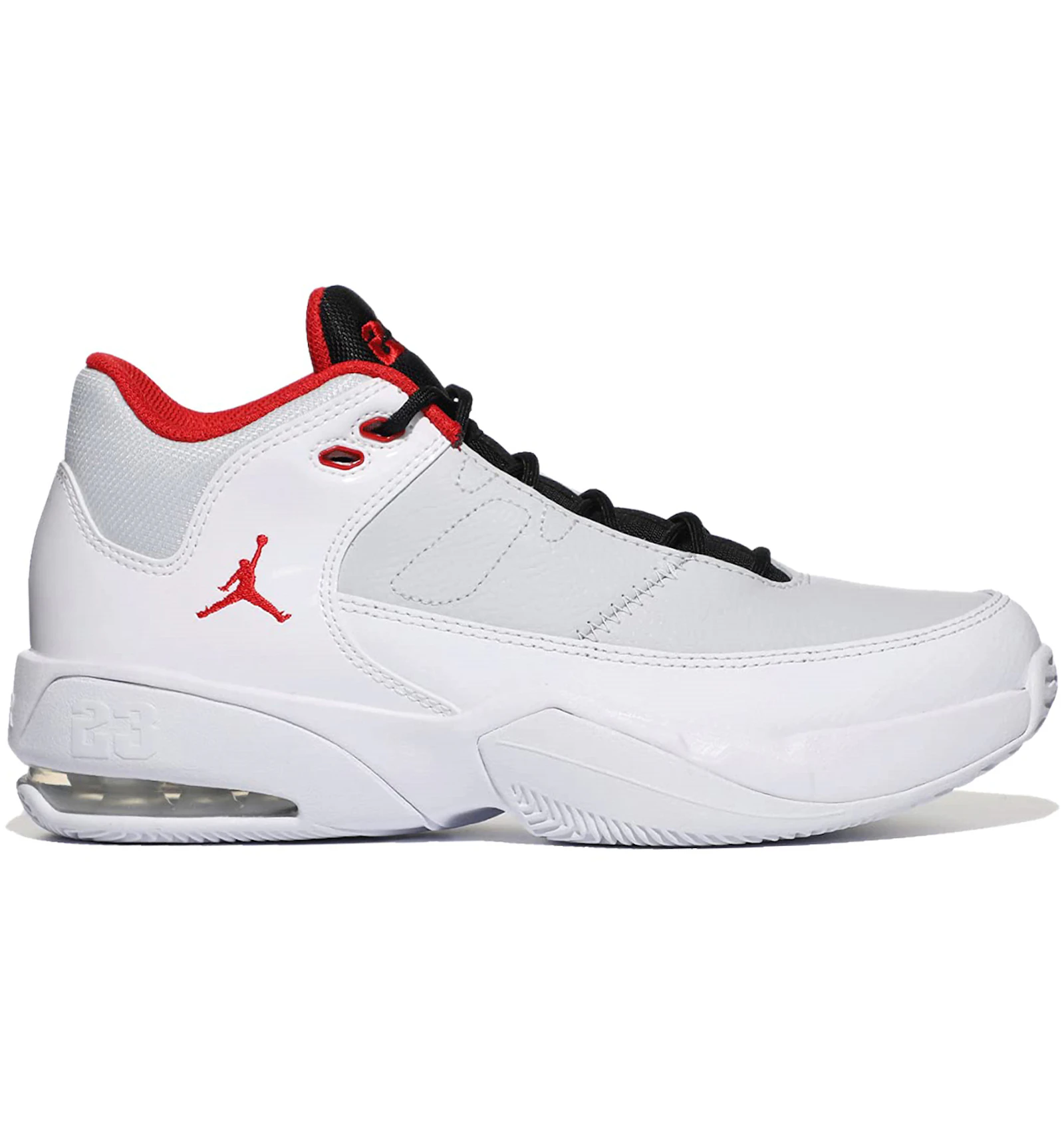 white and red jordan aura