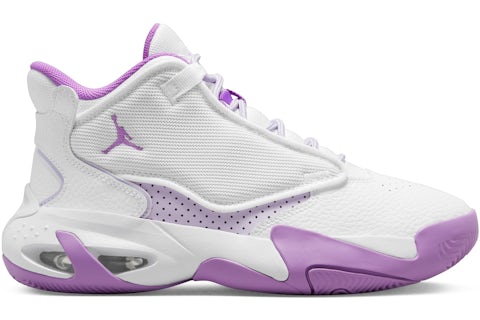 Jordan Max Aura White Barely Grape Rush Fuchsia (GS) DQ8404