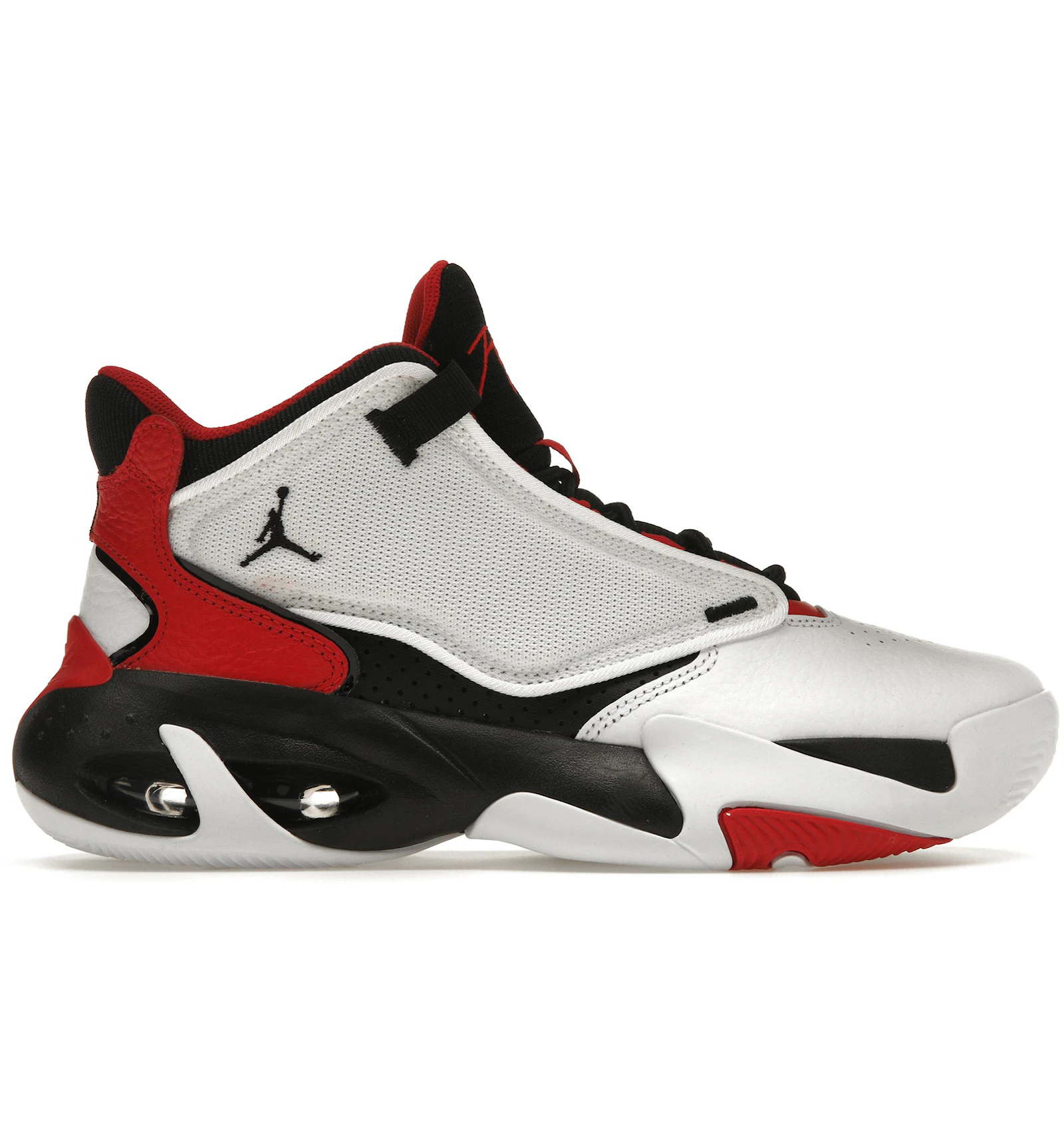 white and red jordan aura