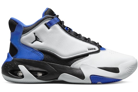 Jordan Max Aura 4 Blanc Hyper Royal Noir (ado)