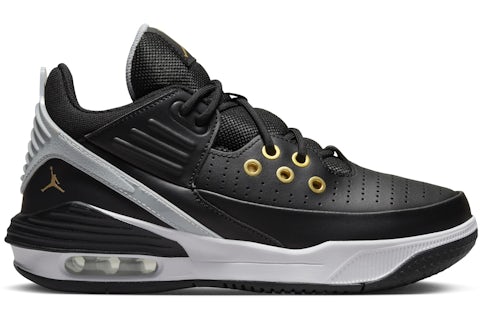 Jordan Low Black And Gold Jordan Max Aura Black White Wolf Grey
