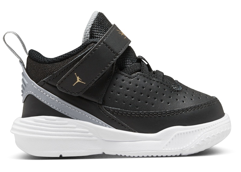 Jordan Max Aura 5 Black White Wolf Grey Metallic Gold TD DZ4355 017 DE