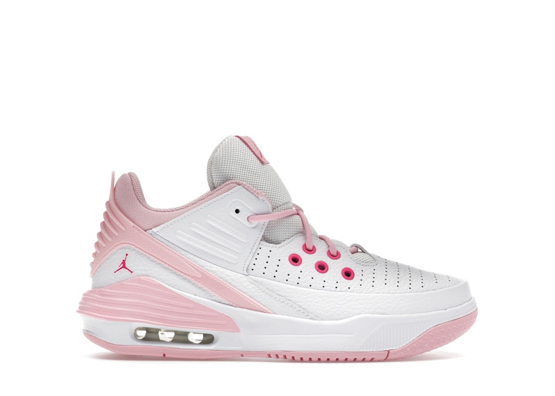 ♫新品タグ付・定価19,250円♫ Nike Jordan Max Aura 5 Jordan Max Aura 5 White Fierce Pink Medium Soft Pink (GS) - FD8789