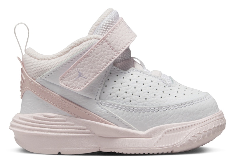 Pre-owned Jordan Max Aura 5 Sneakers In White/violet Frost/pink Wash