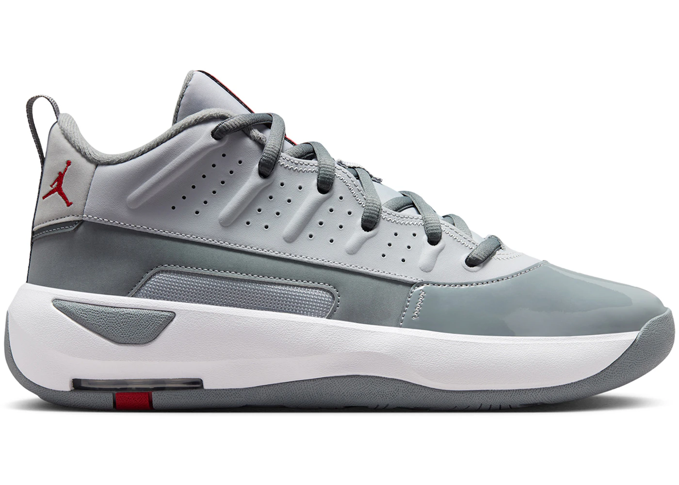 Jordan Max Aura Wolf Grey Varsity Red Men's HQ2091-002 GB