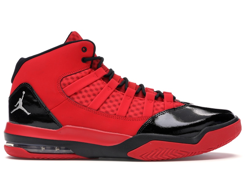 Jordan max aura 2025 noir et rouge