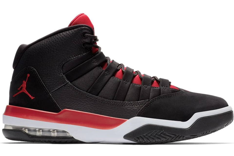 white and red jordan aura