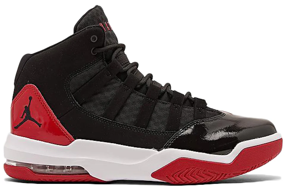 Red and black air max jordans Clearance