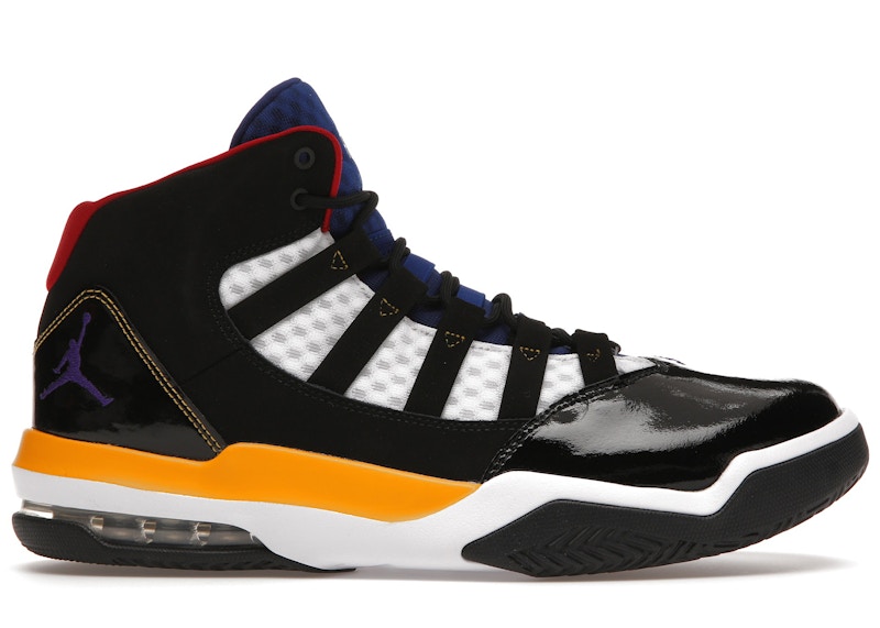 Jordan max aura 2025 black and yellow