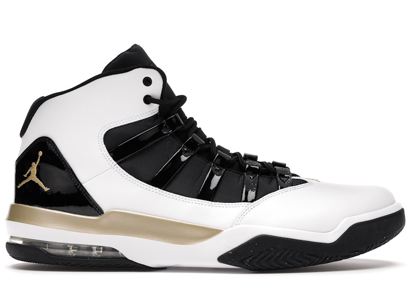 jordan max aura white metallic silver black