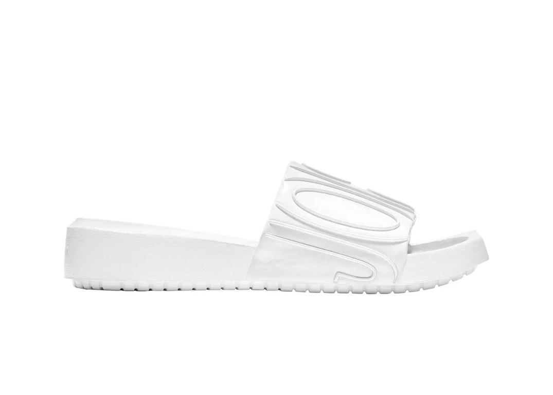 Pre-owned Jordan Nola Slide White (women's) In White/off-white