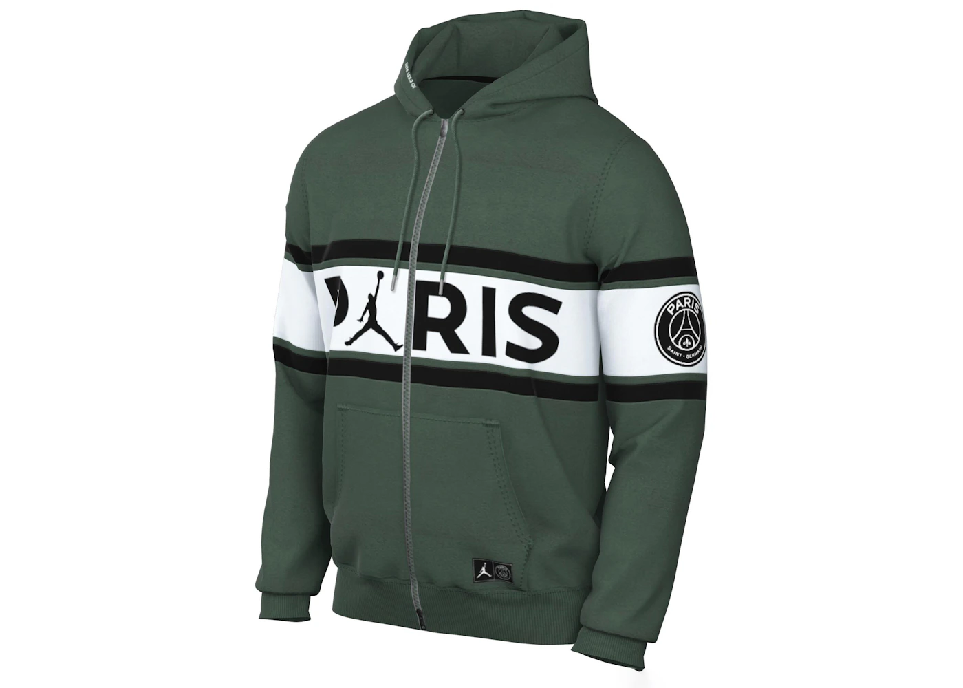 Jordan Paris Jordan Felpa Verde Hoodie Nuova Tuta Jordan Hoodie