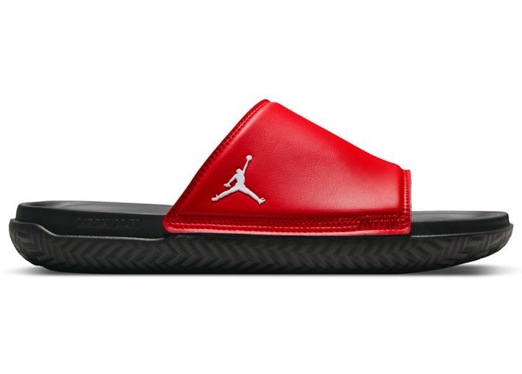 Pre-owned Jordan Play Slide University Red In University Red/white/gym Red