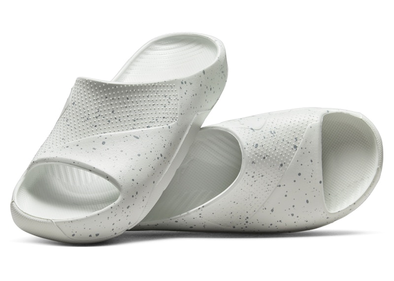 Pre-owned Jordan Post Slide Sneakers In Light Silver/mica Green