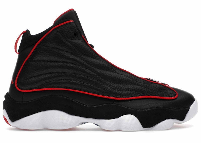 jordan pro strong black university red
