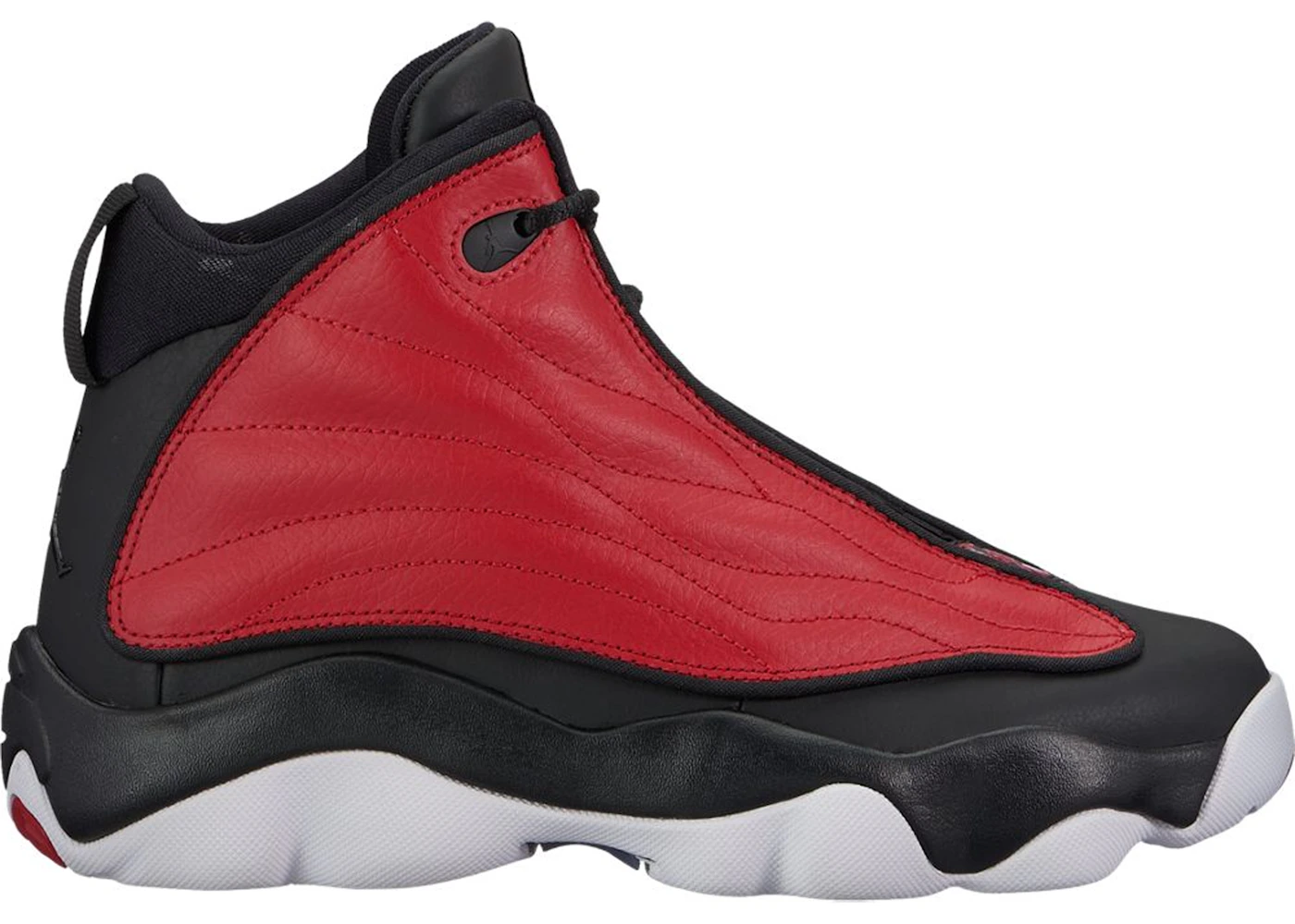 Jordan pro strong 2025 red and white