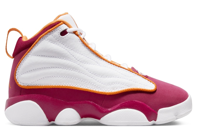Pre-owned Jordan Pro Strong Sneakers In White/cardinal Red/vivid Orange