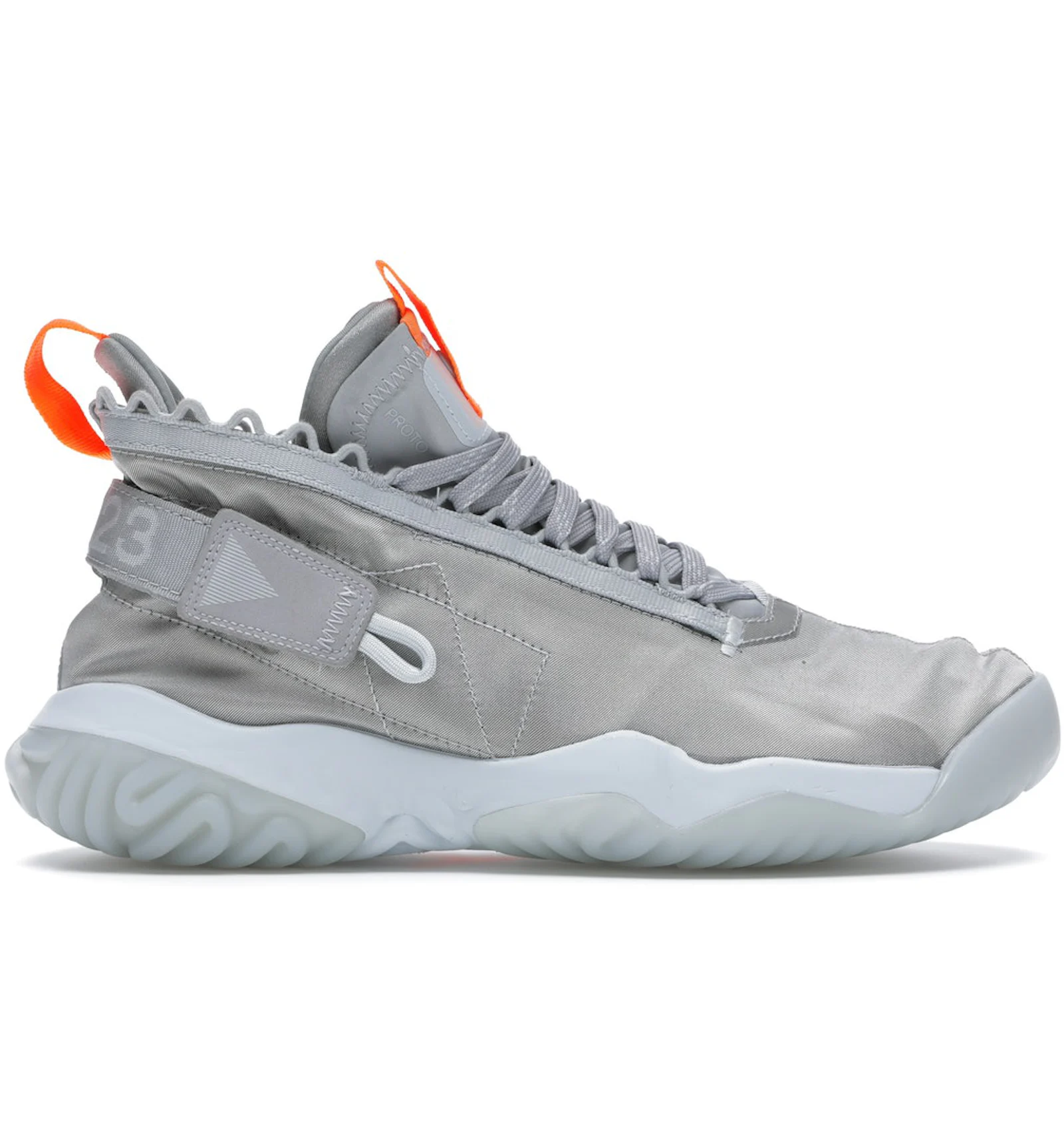 Jordan Proto React Wolf Grey Total Orange Men s BV1654 008 US