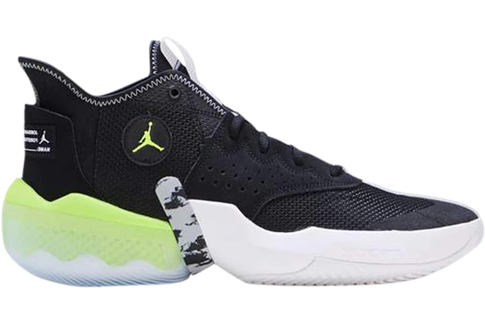 Jordan React Elevation Black Light Smoke Grey Volt White Men's - Ck6618-002 - US