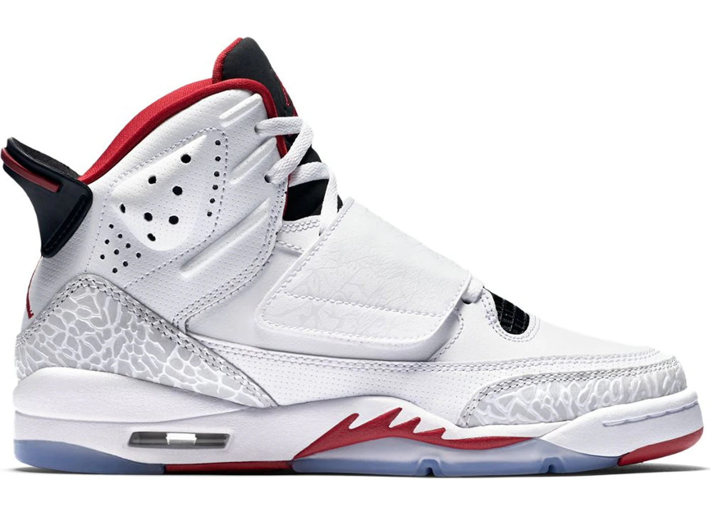 Jordan Son of Mars White Gym Red Black GS Kids 512246 112 US