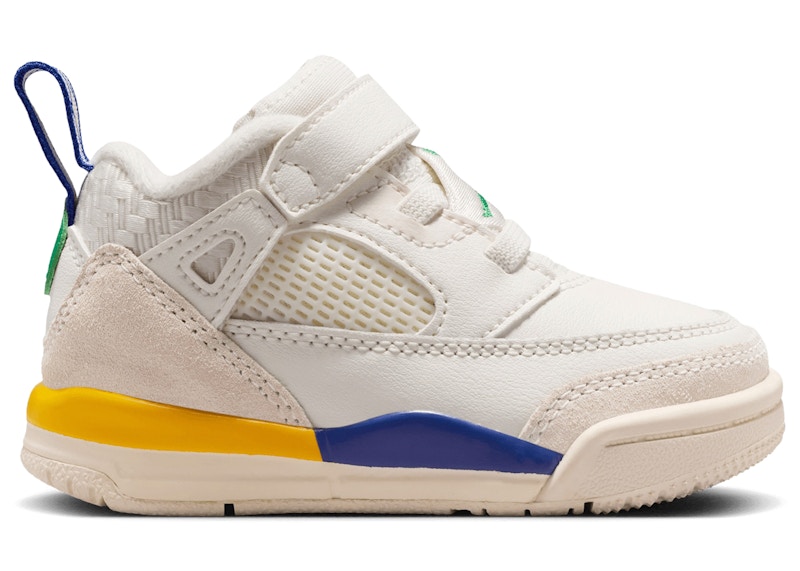 Jordan Spizike Low Brazil Sneakers in Sail/Lucky Green/Old Royal