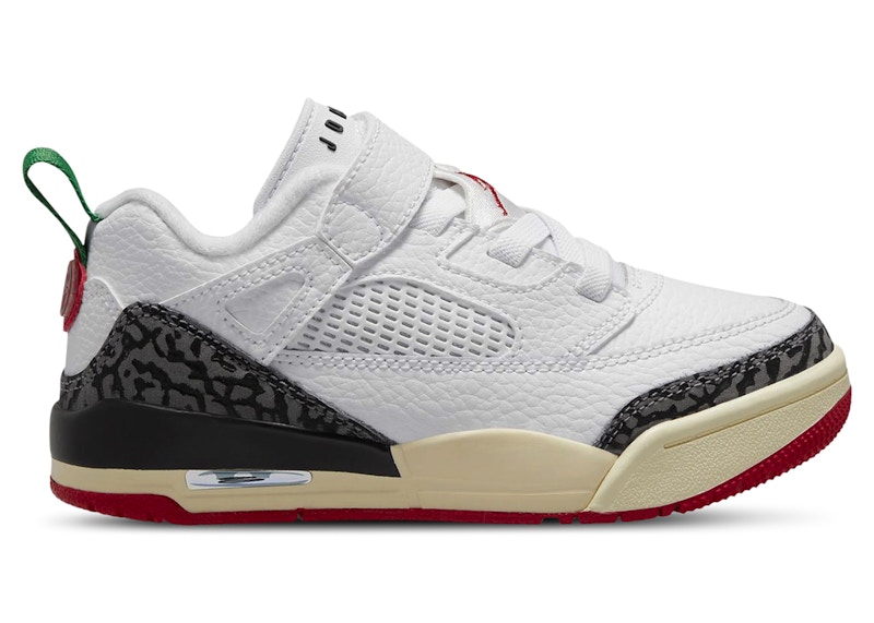 JORDAN Pre-owned Spizike Low Do The Right Thing Sneakers In White/coconut Milk/black In Multi