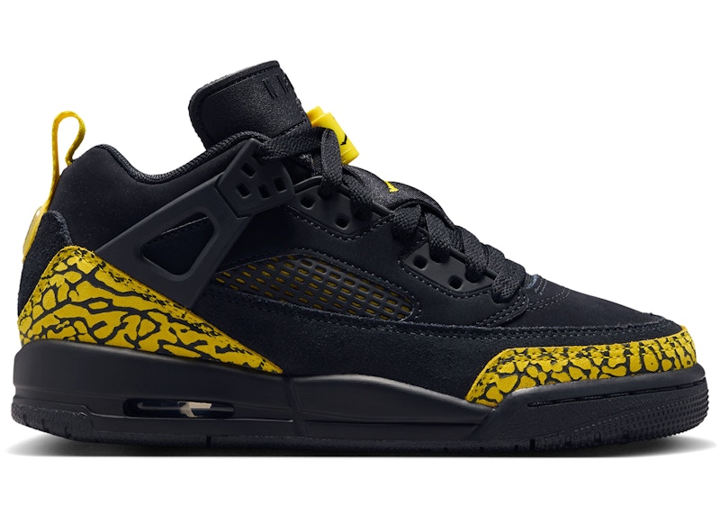 jordan spizike black yellow