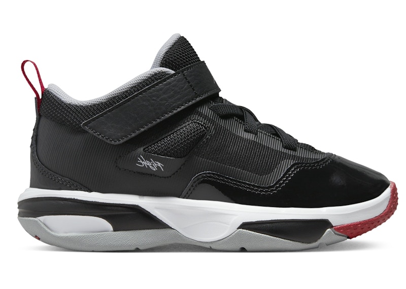 Jordan Stay Loyal 3 Black White Wolf Grey Varsity Red (PS