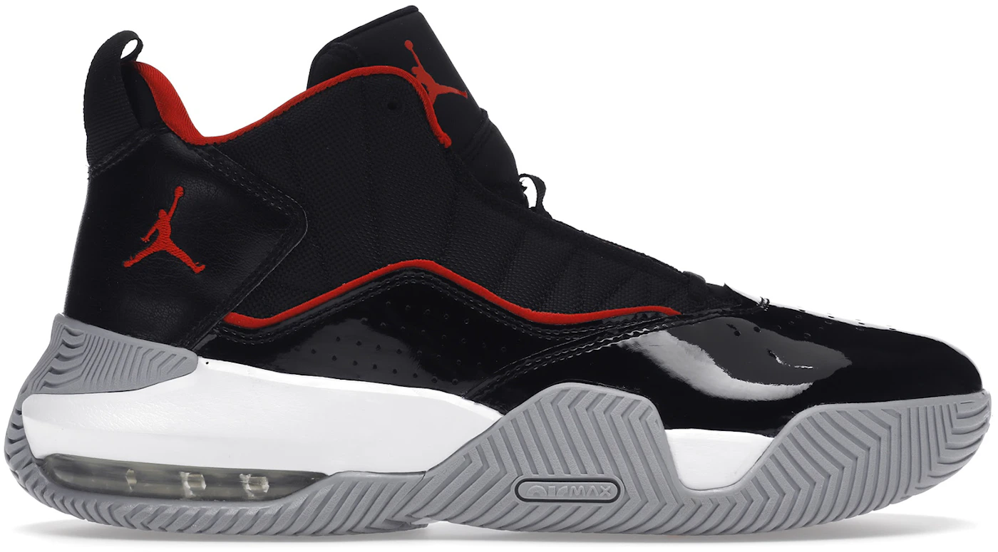 Nike Air Jordan Stay Loyal 2 Shoes Men's Size 10.5 Black White Red Bred  Sneakers