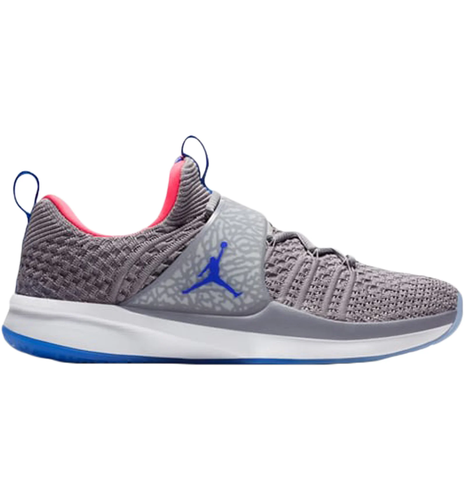 Jordan Trainer 2 Flyknit Grey Racer Blue Men's - 921210-008 - US