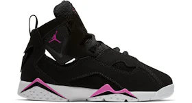 Jordan True Flight Black Dark Grey Deadly Pink TD Toddler